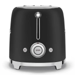 Toster na 2 kromki Smeg Czarny mat - Black matt
