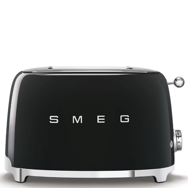 Toster na 2 kromki Smeg Czarny - Black