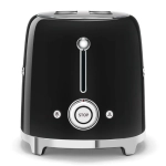 Toster na 2 kromki Smeg Czarny - Black