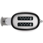Toster na 2 kromki Smeg Czarny - Black