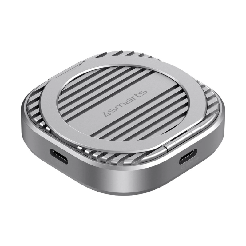 Obudowa magnetyczna na dysk SSD z podpórką 4smarts Srebrna - Silver