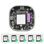 Obudowa magnetyczna na dysk SSD z podpórką 4smarts Srebrna - Silver