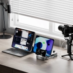 Stacja ładująca 4smarts Team 100 W 1X USB-A 5x USB-C + 6x kabel Kosmiczna szarość - Space gray