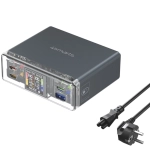 Ładowarka biurkowa 4smarts Lucid GaN Diy mode 300W Szara - Gray