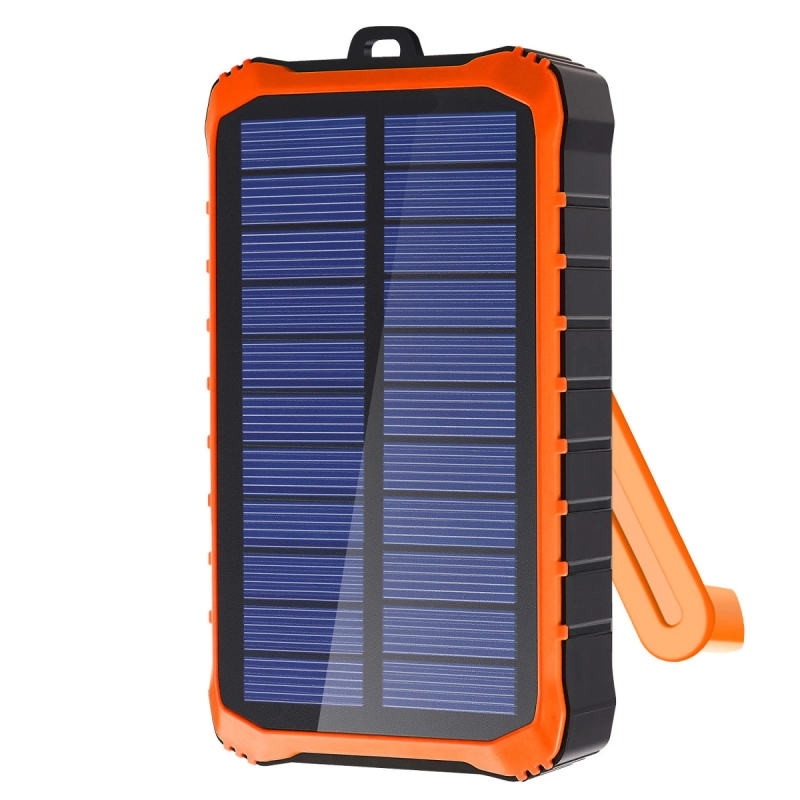 Powerbank solarny 4smarts Rugged Prepper 12000 mAh Czarny - Black