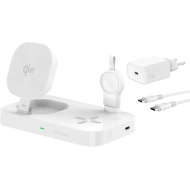 Stacja ładująca z ładowarką do Samsung Watch 4smarts Qi2 Trident 2x USB-C 4x Qi  Biała - White