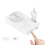 Stacja ładująca z ładowarką do Samsung Watch 4smarts Qi2 Trident Biała - White