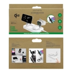 Stacja ładująca z ładowarką do Apple Watch 4smarts Qi2 Trident Biała - White