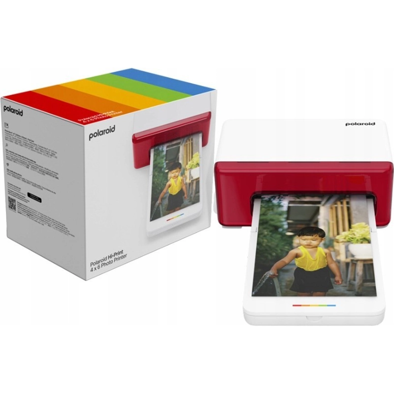 Drukarka przenośna Polaroid Hi-print 4x6"/10x15 cm Biała - White