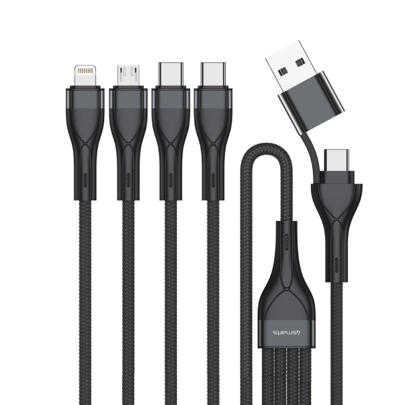 Kabel wielofunkcyjny 4w2 4smarts Czarny - Black