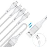 Kabel wielofunkcyjny 4w2 4smarts Biały - White
