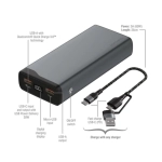 Powerbank z kablem 4smarts Volthub Pro 20000 mAh Szary - Gray