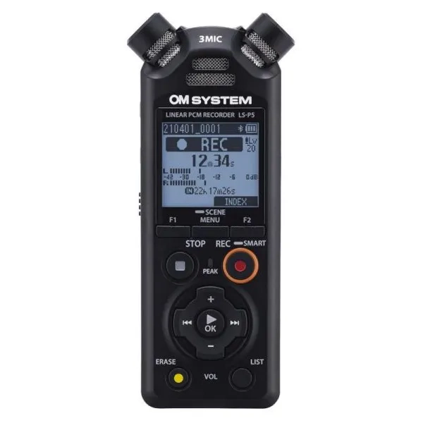 Rejestrator audio OM SYSTEM LS‑P5
