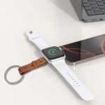 Ładowarka do Apple Watch z brelokiem 4smarts Srebrna - Silver