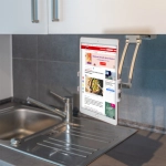 Uchwyt kuchenny 4smarts ErgoFix H7 Srebrny - Silver