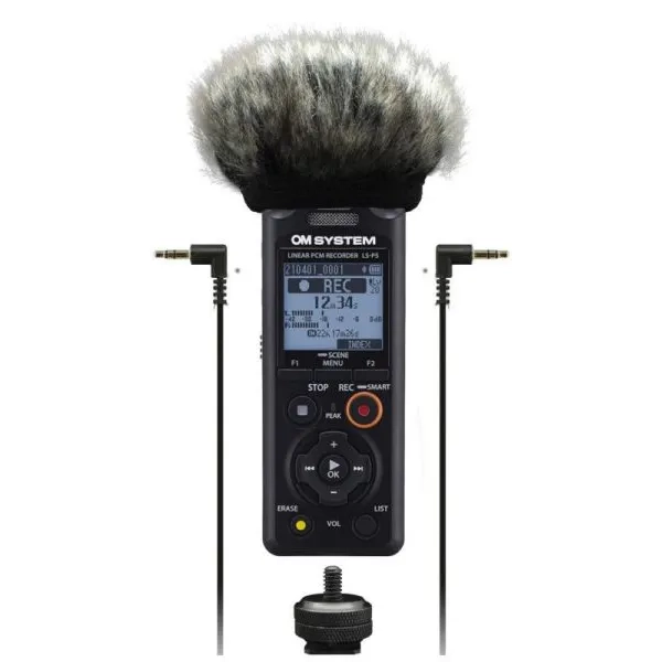 Rejestrator audio OM SYSTEM LS‑P5 zestaw filmowca