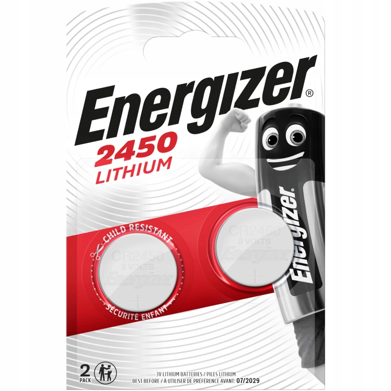 Bateria litowa mini Energizer CR2450 2 szt.
