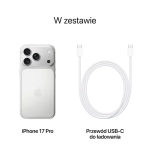 Zestaw Apple iPhone 17 Pro 256GB Srebrny - Refined Silver