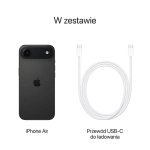 Zestaw Apple iPhone Air 1TB Gwiezdna czerń - Space Black