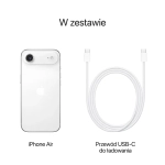 Zestaw Apple iPhone Air 256GB Biały obłok - Cloud White
