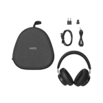 Słuchawki nauszne hybrydowe AKG N9 ANC Wireless Czarne - Black