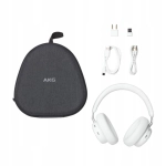 Słuchawki nauszne hybrydowe AKG N9 ANC Wireless Białe - White