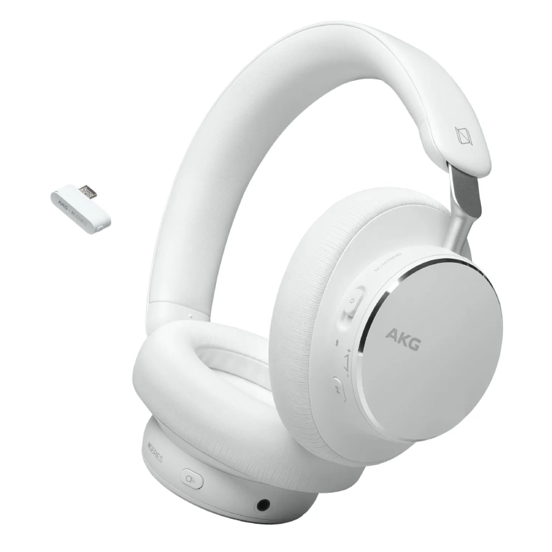 Słuchawki nauszne hybrydowe AKG N9 ANC Wireless Białe - White