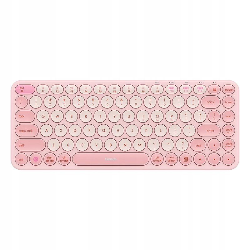 Klawiatura bezprzewodowa Baseus K01A Różowa - Pink