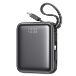 Powerbank z wbudowanymi kablami Joyroom 10000 mAh Czarny - Black