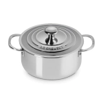 Garnki ze stali nierdzewnej Le Creuset 5 szt. Srebrne - Silver