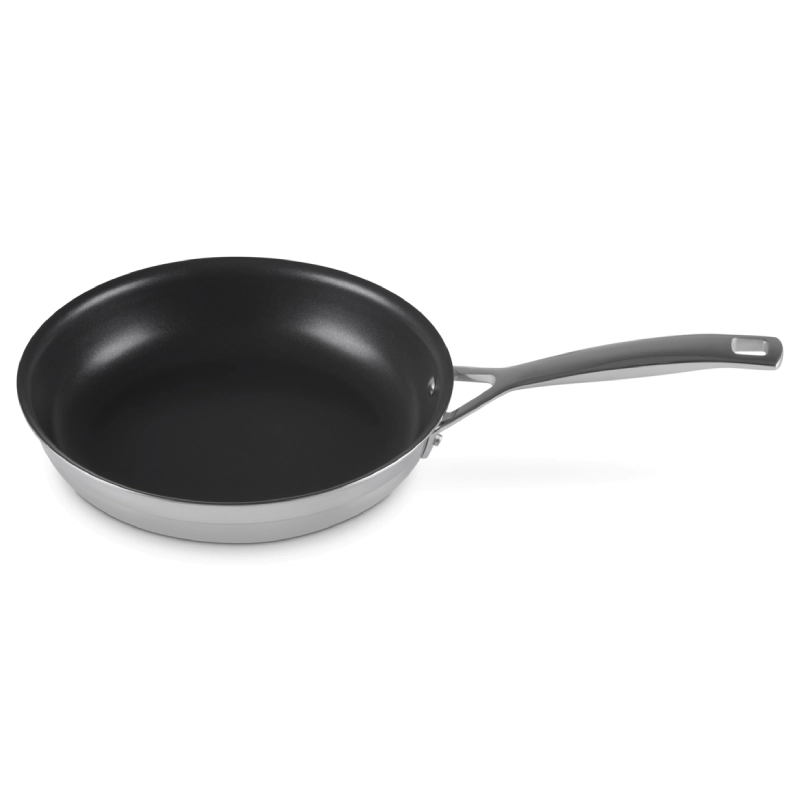 Patelnia ze stali nierdzewnej Le Creuset  24 cm Srebrna - Silver