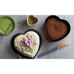 Tortownica w kształcie serca Le Creuset Czarna - Black