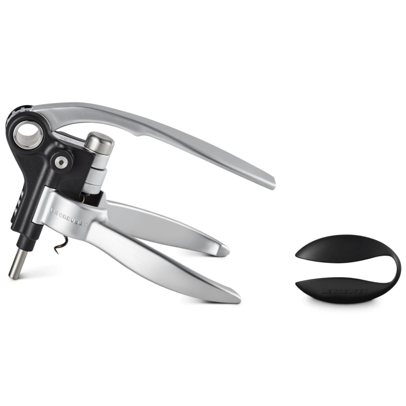 Korkociąg dźwigniowy z obcinaczem folii Le Creuset LM-250 Srebrny - Silver