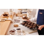 Forma do pieczenia na 12 muffinów Le Cruset Czarna - Black