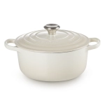 Brytfanna żeliwna Le Creuset 22 cm Kremowa - Meringue creme