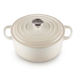 Brytfanna żeliwna Le Creuset 22 cm Kremowa - Meringue creme