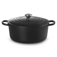 Brytfanna żeliwna Le Creuset 30 cm Czarny mat - Black matt