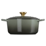 Brytfanna żeliwna Le Creuset 24 cm Zielonoszara - Thyme