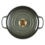 Brytfanna żeliwna Le Creuset 24 cm Zielonoszara - Thyme