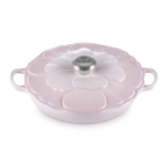 Garnek Gourmet ze zdobieniem Le Creuset 26 cm Różowy - Shell pink
