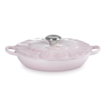 Garnek Gourmet ze zdobieniem Le Creuset 26 cm Różowy - Shell pink