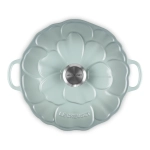 Garnek Gourmet ze zdobieniem Le Creuset 26 cm Morski niebieski - Sea salt blue