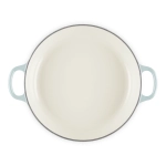 Garnek Gourmet ze zdobieniem Le Creuset 26 cm Morski niebieski - Sea salt blue