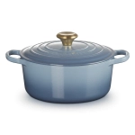 Brytfanna żeliwna Le Creuset 24 cm Chabrowa - Chambray