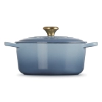 Brytfanna żeliwna Le Creuset 24 cm Chabrowa - Chambray