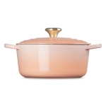 Brytfanna żeliwna Le Creuset 24 cm Brzoskwiniowa - Peachy
