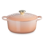 Brytfanna żeliwna Le Creuset 24 cm Brzoskwiniowa - Peachy