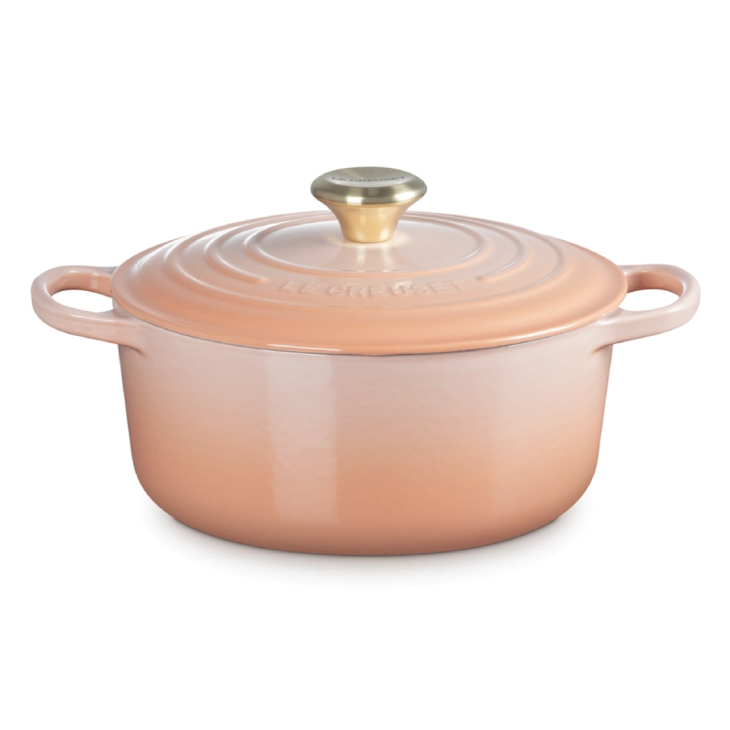 Brytfanna żeliwna Le Creuset 24 cm Brzoskwiniowa - Peachy