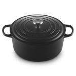Brytfanna żeliwna Le Creuset 22 cm Czarny mat - Black matt