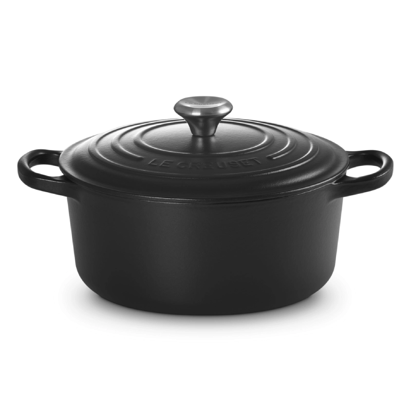 Brytfanna żeliwna Le Creuset 22 cm Czarny mat - Black matt